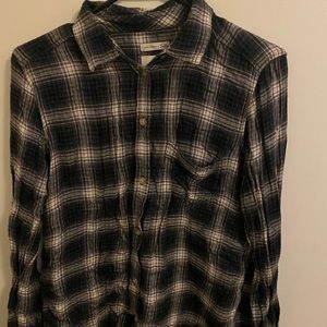 Black and white flannel